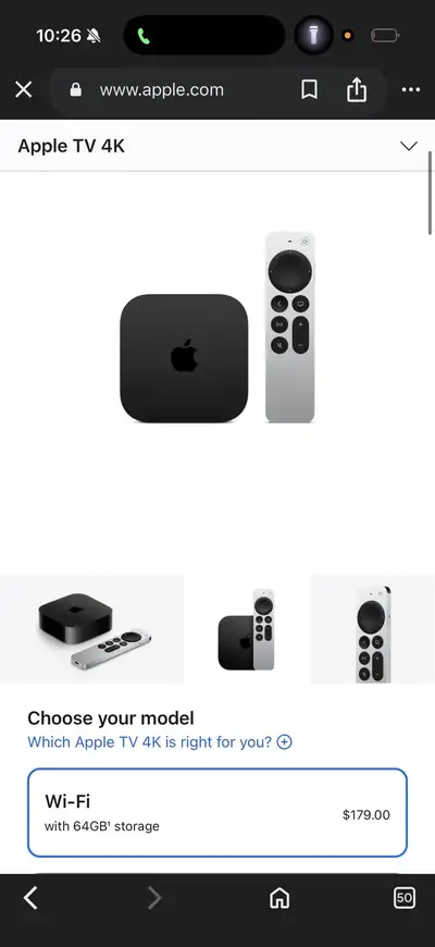 Apple 4k tv, View more