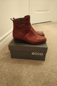 ECCO FELICIA ANKLE BOOT - TAN