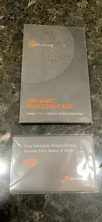 New RFID & NFC blocking card