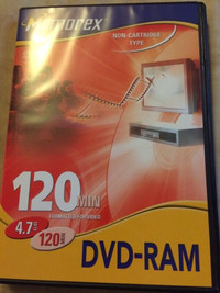 BNIB DVD ram discs