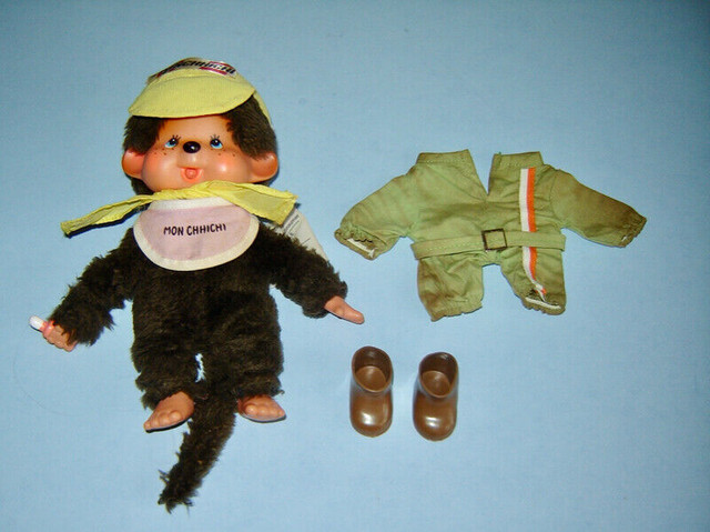 Vintage Rare Collectible Boy Monchichi Doll Vintage Monchichi