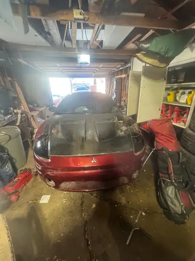 2003 eclipse GT 3.0L V6 Rolling chassis dose not run Engine blown Amazing project car Pros: shock mo...