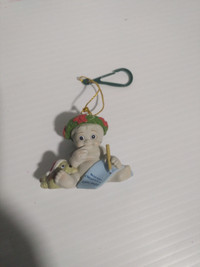 Christmas Ornament: Angel letter to Santa with puppy 1997