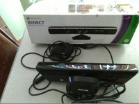 Kinect xbox sensor w/power cord and box-exel cond.