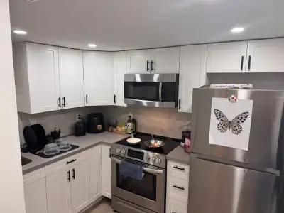 Looking for a clean, responsible female tenant to rent a private, unfurnished basement room in a qui...