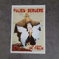 Folies Bergere by Leo Fontan & Saltenhammer Nude Cabaret Poster
