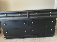 Wood black drawer