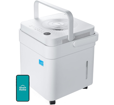 Midea Cube 20 Pint Dehumidifier, Up to 1,500 Sq. Ft, White, View more