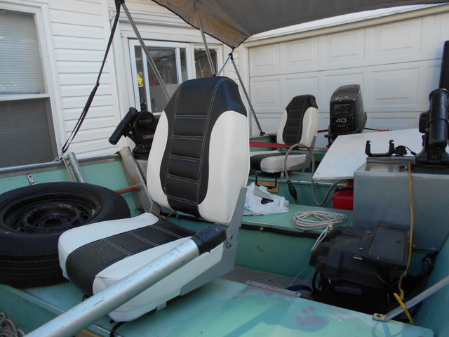16' aluminum boat in Powerboats & Motorboats in Sudbury - Image 4