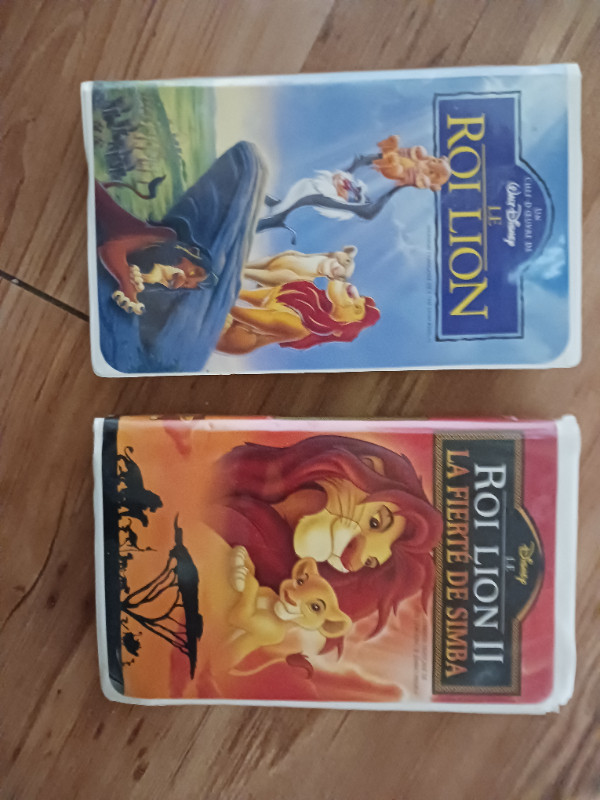 ROI LION 1 et 2 en V.H.S. dans CD, DVD et Blu-ray  à Ouest de l’Île