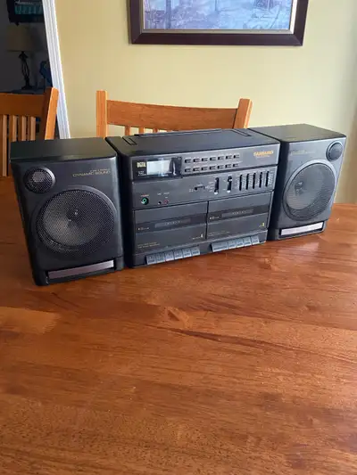 Samsung PD-790C Radio Double Cassette Recorder Stereo Boombox, View more