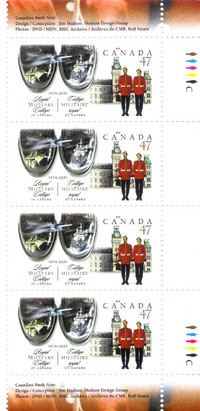 Canada Stamps - Royal Military College of Canada 1876-2001 47c (