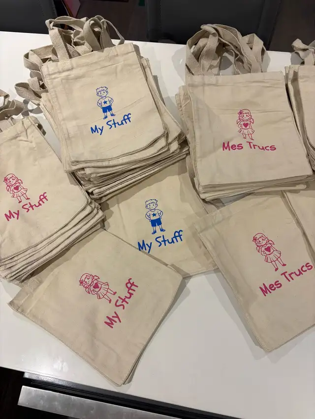 Canvas Custom Bags - Store Clearance