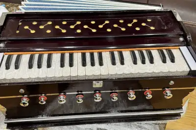 brand new professional harmonium with bag, View more