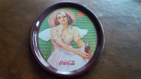 Repro Oval Coca-Cola Tray, 13" Tall, 10.5" Wide