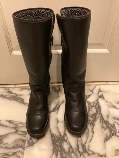 Bottes d’hiver en cuir, 6US femmes, View more