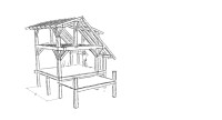 Reclaimed beam timberframe structure