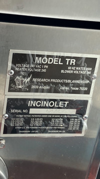 Incinolet Toilet Model TR