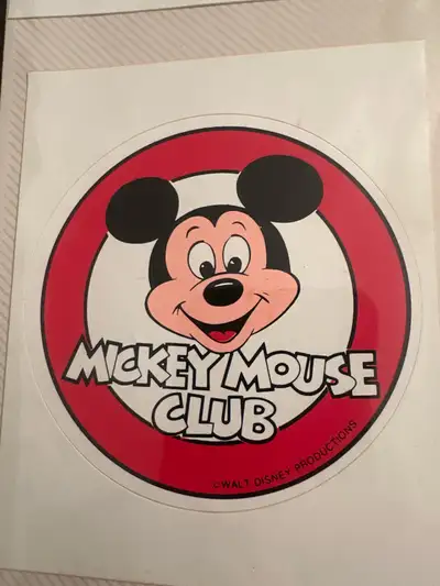 Vintage Mickey Mouse Sticker
