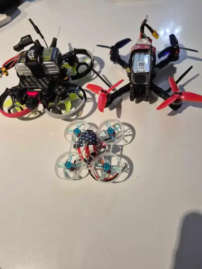 FPV Drone Bundle, Complete set Taranis X9D with Hard Case,stand Lipo Battery works beautifully New F...