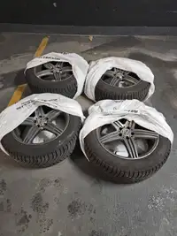 235/55R19 Pirelli Ice Zero Snow Tires on Alloy Rims (4)