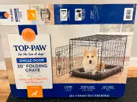 30” Medium Top Paw dog crate - Very gently used