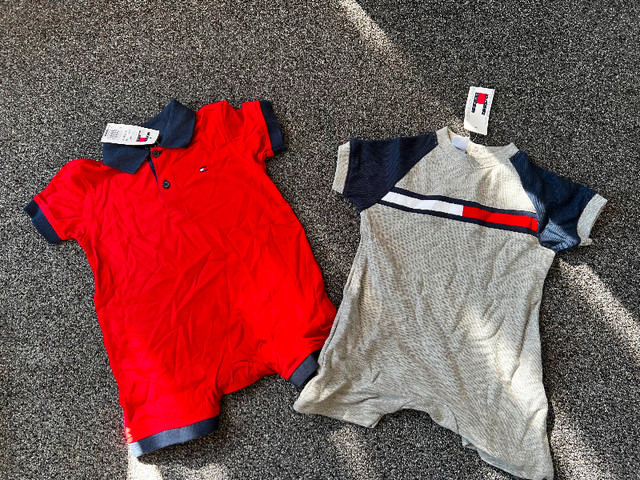 Baby boy Tommy Hilfiger romper size 6-12 months new with tags in Clothing - 6-9 Months in Winnipeg