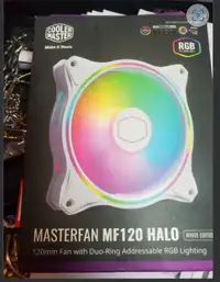 Cooler Master MASTERFAN MF120 HALO - White Edition