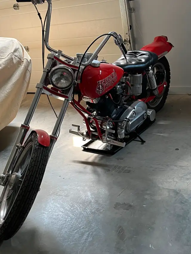 1971 Sportster Ironhead chopper. in Street, Cruisers & Choppers in Regina - Image 5