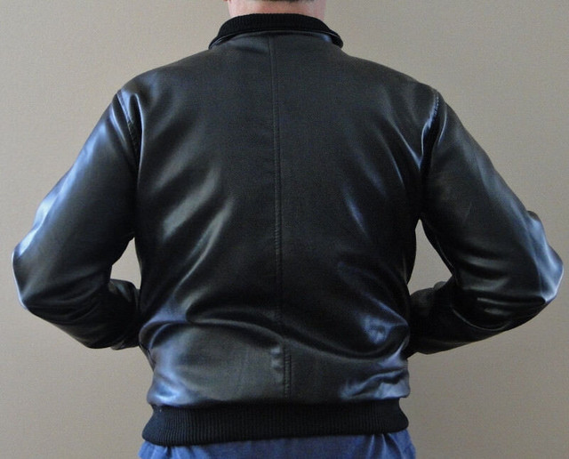 Leather Jacket R.D.G size S in Men's in Peterborough - Image 4