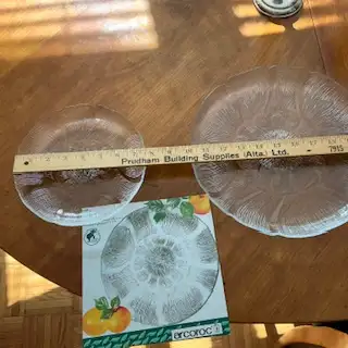 Arcoroc glass plates603675920151367682