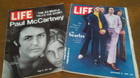 2 Life Magazines Featuring Beatles, Sept. 13, 1968, Apr. 1971