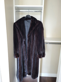 Real Mink Full Length Coat
