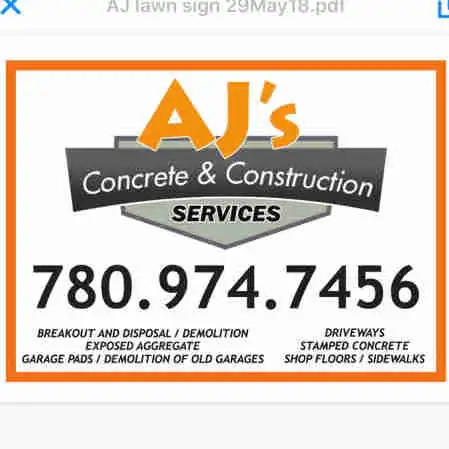 AJ’S custom concrete services