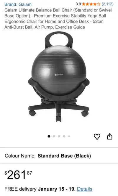 Giam chair new in box , View more
