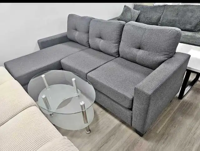 Compact 3 Seater L-Shaped Couch - Free Shipping