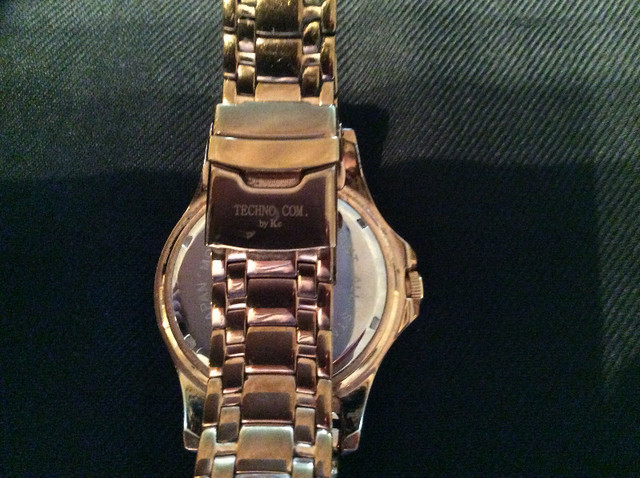Vintage TECHNO COM by Kc Men’s Diamond Watch in Jewellery & Watches in City of Toronto - Image 3