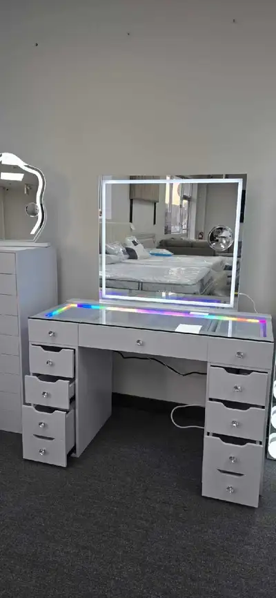 Brand New 11 drawers vanity desk for sale near me , View more
