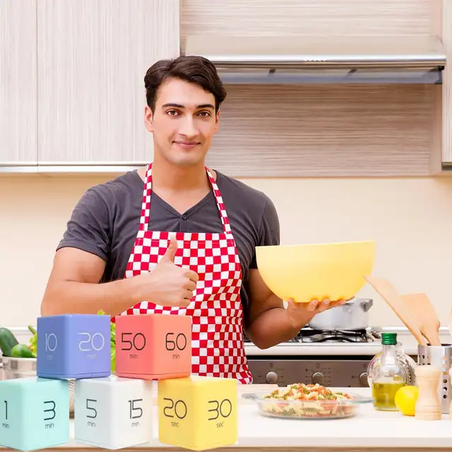 2-Pack Time Timer Cube Kitchen Timers in Kitchen & Dining Wares in City of Toronto - Image 3