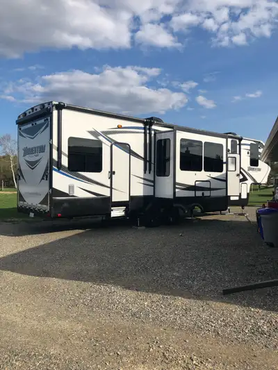 2016 Grand Design Momentum 350M Toy Hauler is in great condition and ready for your next adventure....
