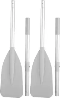 1 paire de pagaies télescopiques en aluminium pour kayak, canoë