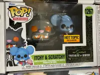 Funko pop itchy, and scratchy Simpsons 