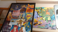 Masters of the Universe Vintage 1984 Puzzle and Framed Collage