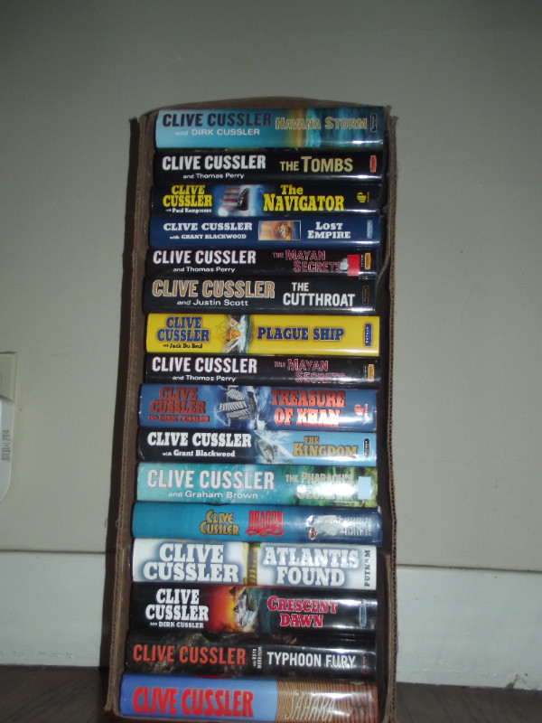 Clive Cussler Books in Fiction in Edmonton