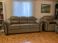 Sofa bed and single side chair 