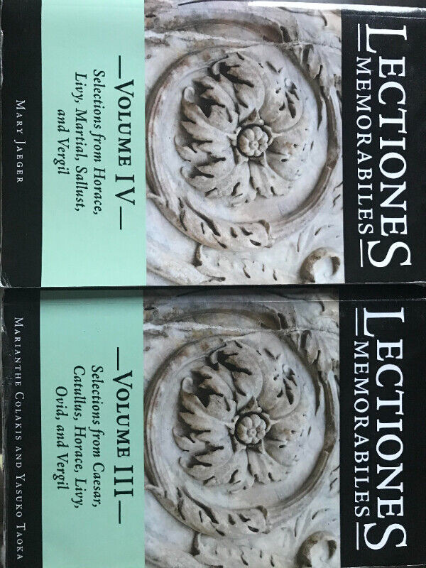 Lectiones Memorabiles, Volume III & IV (Latin) in Textbooks in City of Toronto