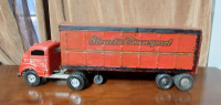Vintage debut 60, Beau truck Tin STRUCO, transport, 2 pieds de l