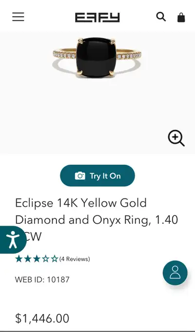 Brand new never worn Effy ring