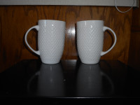 White Porcelain coffee mugs, never used and other goodies