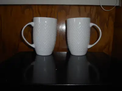 White Porcelain coffee mugs, never used and other goodies, View more
